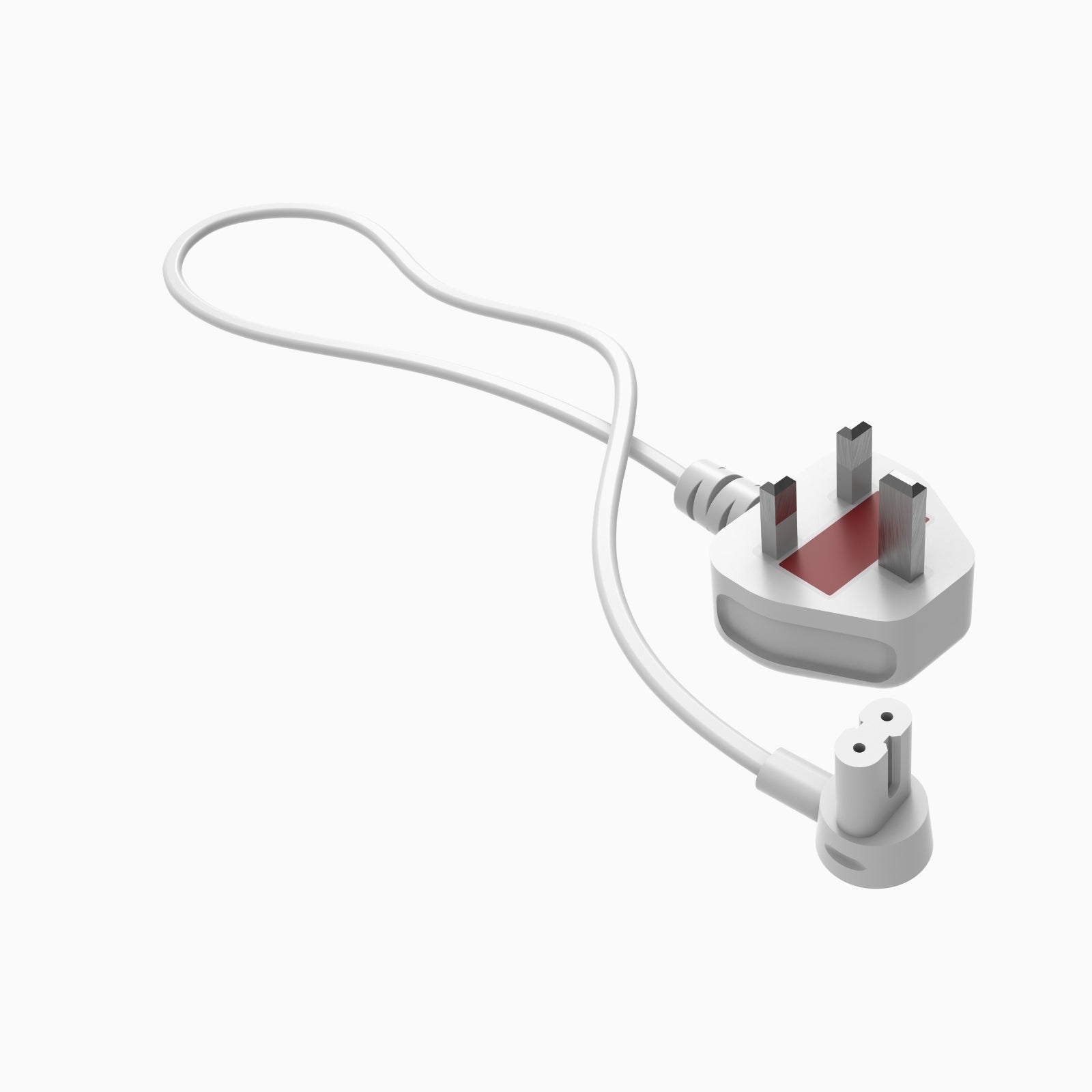 Short Power Cable - 0.35m - White