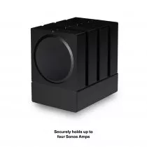 Dock for 4 Sonos Amps - Black | Flexson